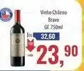 Supermercados BH Bravo - vinho chileno oferta