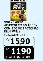 Assaí Atacadista Sabor - whey sabor achocolatado co 25g de proteinas oferta