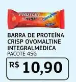 Assaí Atacadista Pacote - barra de proteína crisp ovomaltine integralmedica oferta