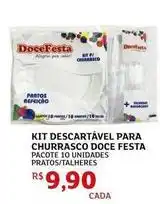 Assaí Atacadista Doce dia - kit descartável para churrasco oferta