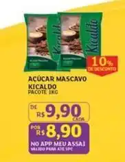 Assaí Atacadista Kicaldo - açúcar mascavo oferta