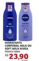 Assaí Atacadista Nivea - hidratante corporal milk ou soft milk oferta