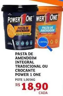 Assaí Atacadista Power - pasta de amendoim integral tradicional ou crocante 1 one oferta