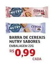 Assaí Atacadista Nutry - barra de cereais sabores oferta