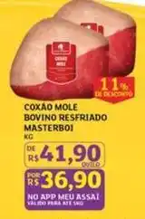 Assaí Atacadista Masterboi - coxao mole bovino resfriado oferta