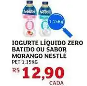 Assaí Atacadista Nestlé - iogurte líquido zero batido ou sabor morango oferta
