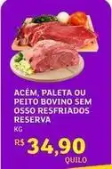 Assaí Atacadista Bovino - acém, paleta ou peito bovino sem osso resfriados reserva oferta