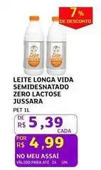Assaí Atacadista Vida - leite longa vida semidesnatado zero lactose oferta
