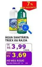 Assaí Atacadista Triex - agua sanitaria oferta