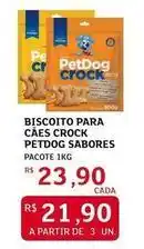 Assaí Atacadista Sabores - biscoito para cães crock petdog sabores oferta