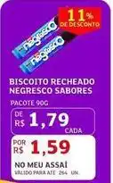 Assaí Atacadista Sabores - biscoito recheado negresco oferta