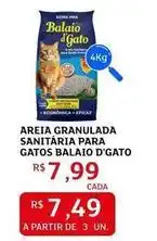 Assaí Atacadista Balaio - areia granulada sanitaria para gatos oferta