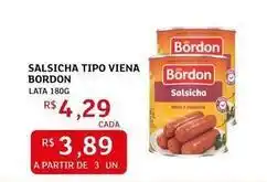 Assaí Atacadista Bordon - salsicha tipo viena oferta