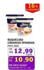 Assaí Atacadista Ipanema - requeijão cremoso oferta