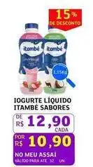 Assaí Atacadista Itambé - iogurte líquido sabores oferta