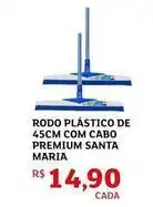Assaí Atacadista Premium - rodo plástico de 45cm com cabo santa maria oferta