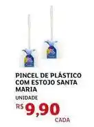 Assaí Atacadista Maria - pincel de plastico com estojo santa oferta