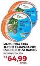 Assaí Atacadista Garden - mangueira para jardim trancada com esguicho west oferta
