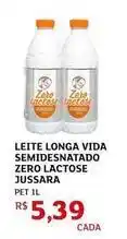 Assaí Atacadista Vida - leite longa vida semidesnatado zero lactose jussara oferta
