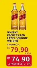 Assaí Atacadista Johnnie walker - whisky escoces red label oferta