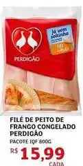 Assaí Atacadista Perdigão - file de peito de frango congelado oferta