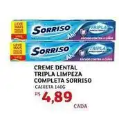 Assaí Atacadista Sorriso - creme dental tripla limpeza completa oferta