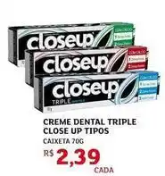 Assaí Atacadista Close up - creme dental triple oferta
