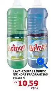 Assaí Atacadista Brinort - lava-roupas líquido fragrâncias oferta