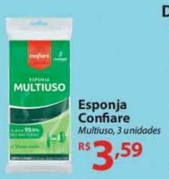 Nacional Esponja Confiare 3 unidades oferta