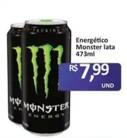 Paulistão Supermercados Energético Monster lata oferta