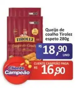 Paulistão Supermercados Queijo de coalho tirolez oferta
