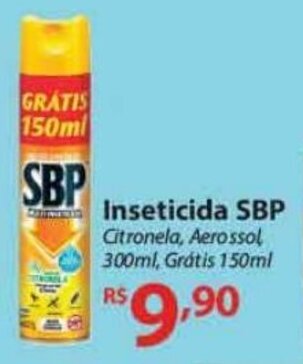 Inseticida SBP 300ml, gratis 150ml