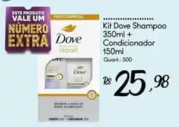 Giassi Supermercados Kit Dove Shampoo Condicionador oferta