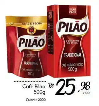 Giassi Supermercados Café pilão tradicional oferta