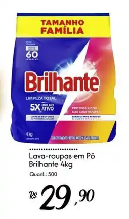 Giassi Supermercados Lava-roupas em Pó Brilhante oferta
