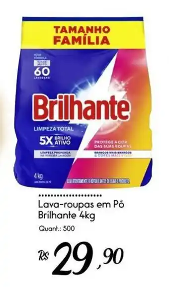 Giassi Supermercados Lava-roupas em Pó Brilhante oferta