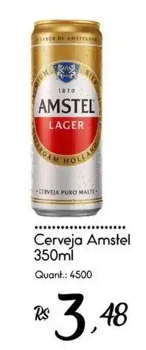 Giassi Supermercados Cerveja Amstel oferta