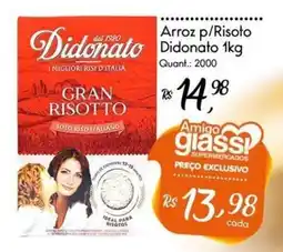 Giassi Supermercados Arroz p/Risoto Didonato 1kg oferta