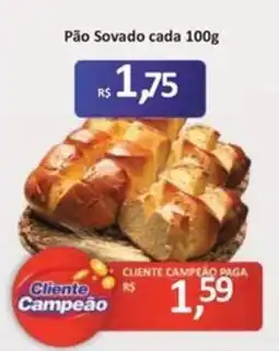 Paulistão Supermercados Pão Sovado oferta