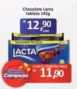 Paulistão Supermercados Chocolate lacta tablete oferta