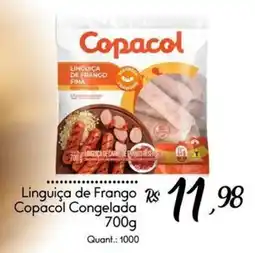 Giassi Supermercados Linguiça de Frango Copacol Congelada oferta