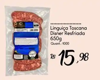 Giassi Supermercados Linguiça Toscana Disner Resfriada oferta