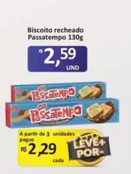 Paulistão Supermercados Biscoito recheado passatempo oferta