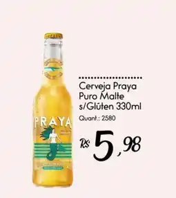 Giassi Supermercados Cerveja Praya Puro Malte s/ Glúten oferta