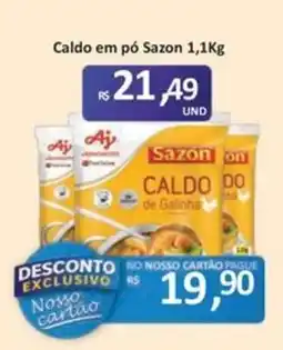 Paulistão Supermercados Caldo em pó Sazon oferta