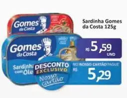 Paulistão Supermercados Sardinha Gomes da Costa oferta