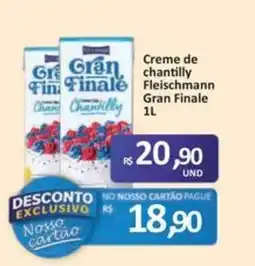 Paulistão Supermercados Creme de chantilly fleischmann gran finale oferta