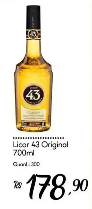 Giassi Supermercados Licor 43 Original oferta