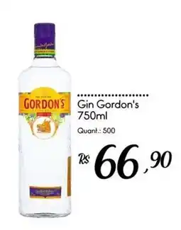 Giassi Supermercados Gin Gordon's oferta