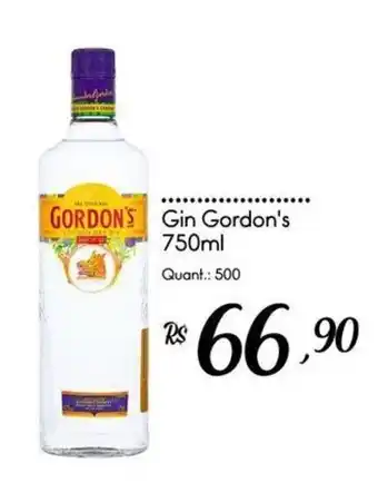 Giassi Supermercados Gin Gordon's oferta